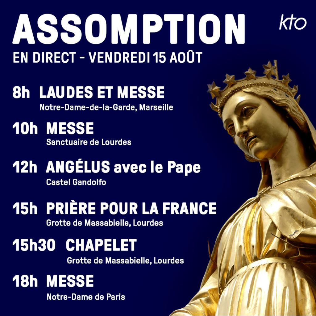 15 août programmation KTO
